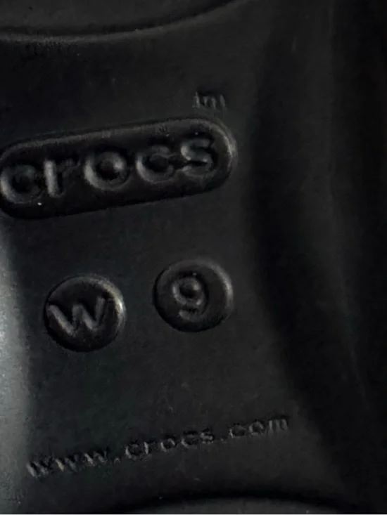 Crocs Sloane Ballet Flats Women's Size 9 Black Slip On Comfort Shoes - Picture 6 of 7